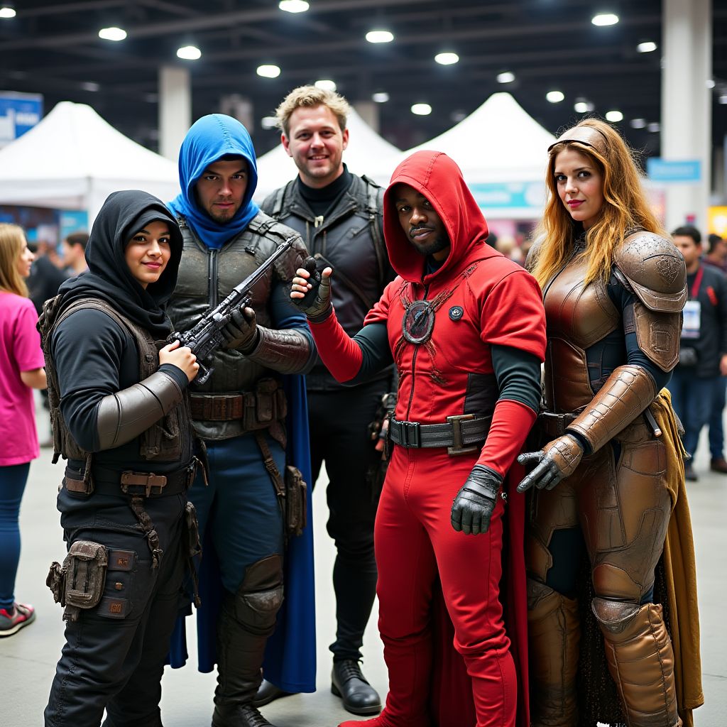 Elaborate cosplay at PAX Australia.